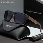 KINGSEVEN W5669 gradient gray polarized sunglasses