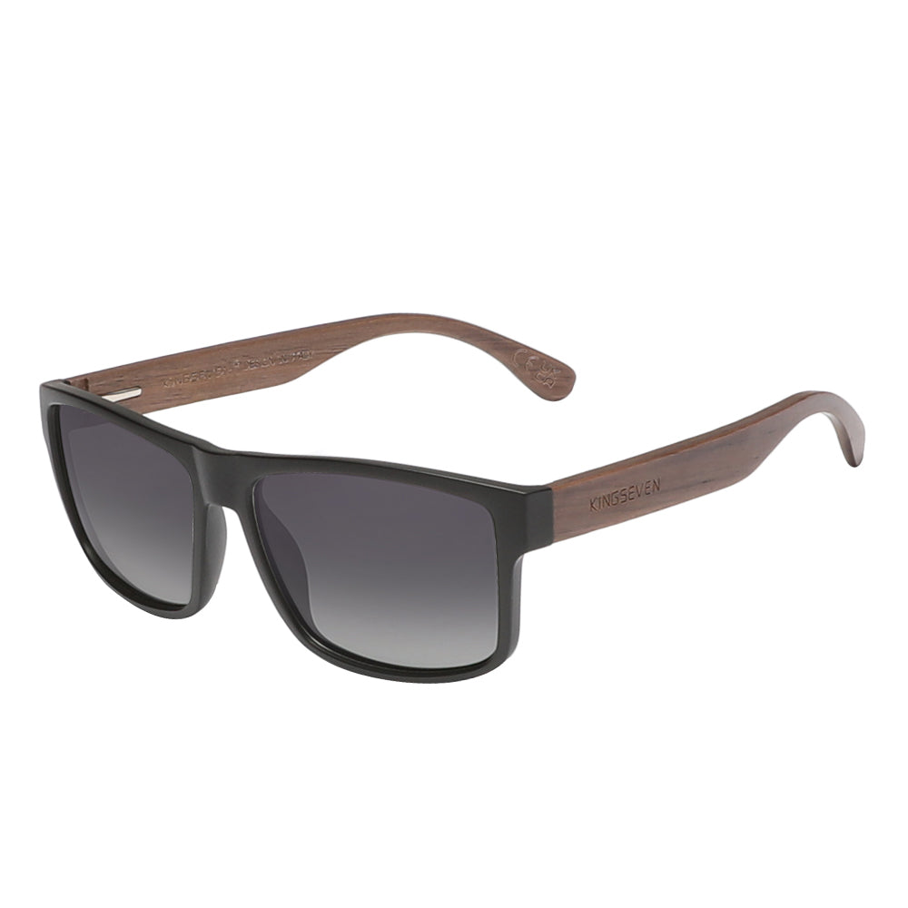 KINGSEVEN W5669 polarized sunglasses wooden frame