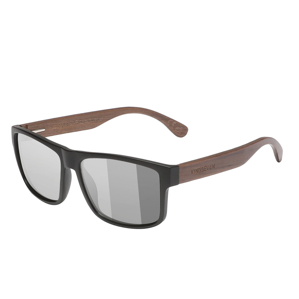 KINGSEVEN W5669 polarized sunglasses wooden frame