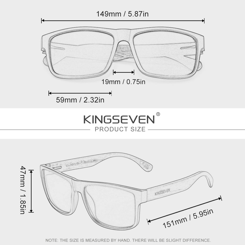 KINGSEVEN W5669 sunglasses size