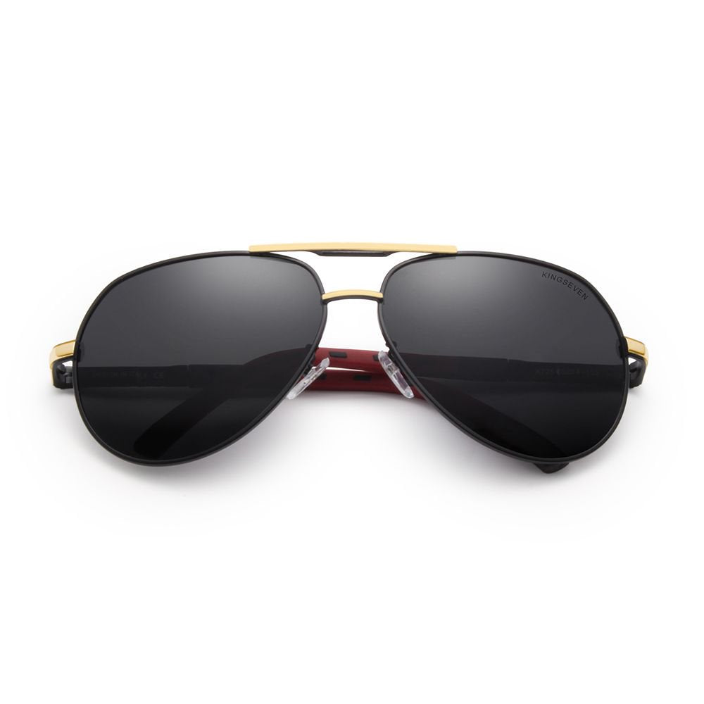  KINGSEVEN K725 gold gray polarized lens UV400 protection