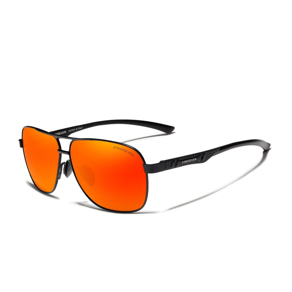  KINGSEVEN N7188 black red polarized lens UV400 protection