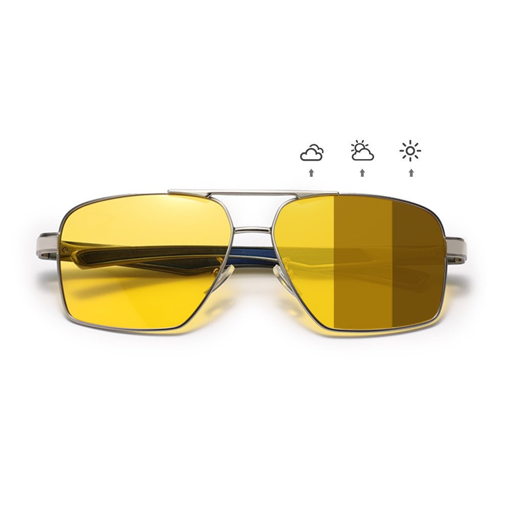 KINGSEVEN N7719 gun brown polarized lens UV400