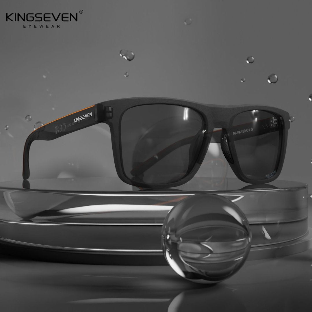 KINGSEVEN LE798 men gray gray polarized sunglasses aluminum frame