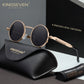KINGSEVEN N7579 gold gray polorized sunglasses for men