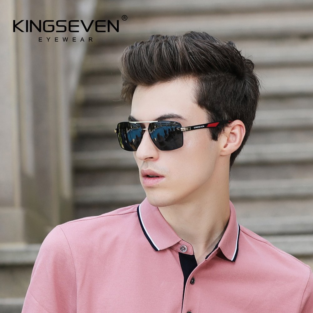 Men wearing KINGSEVEN N7719 sunglosses