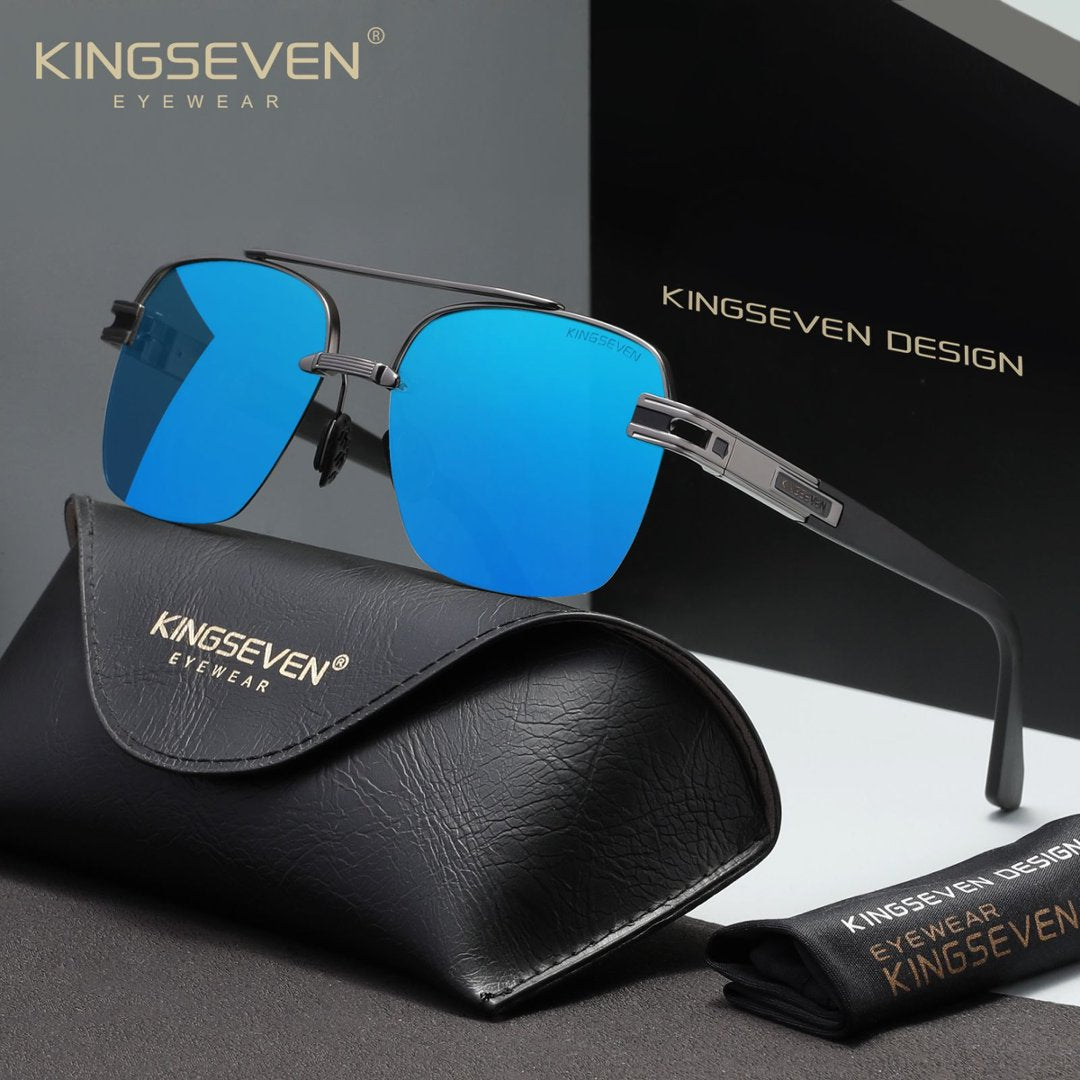 KINGSEVEN N7666 gun blue polarized sunglasses