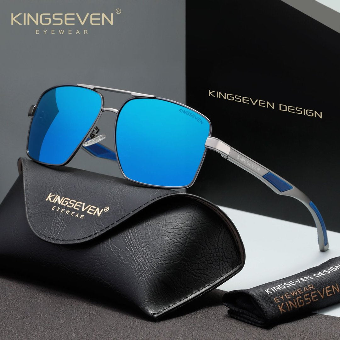 KINGSEVEN Men Aluminum Polarized Sunglasses UV400 Protection N7719