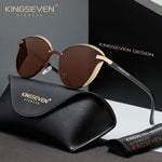KINGSEVEN N7824 brown polorized sunglasses for women