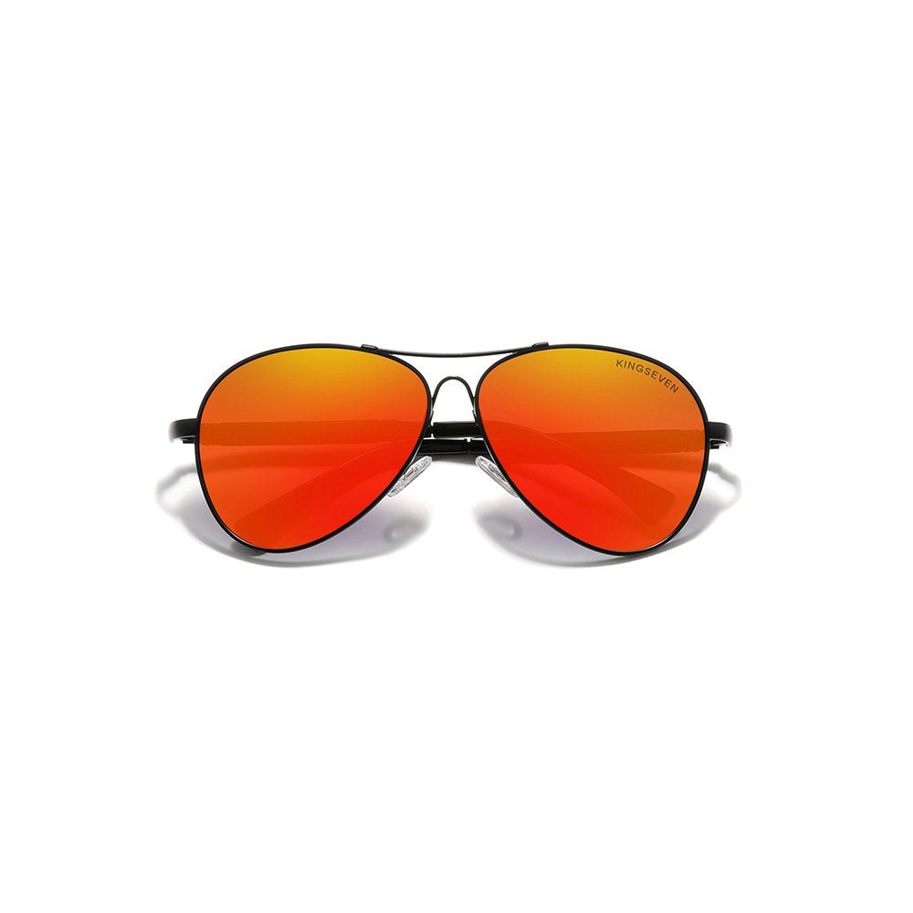 KINGSEVEN N7730 black red polarized lens UV400