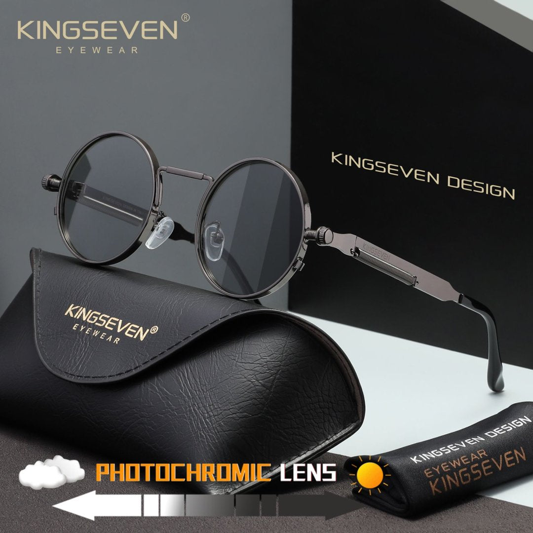 KINGSEVEN N7579 gun photochromic polorized sunglasses for men