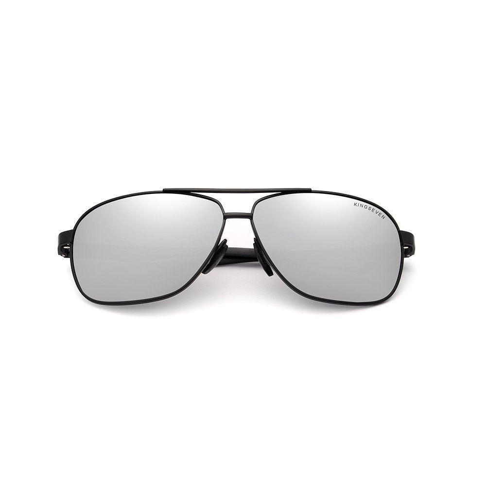  KINGSEVEN N7188 black silver polarized lens UV400 protection