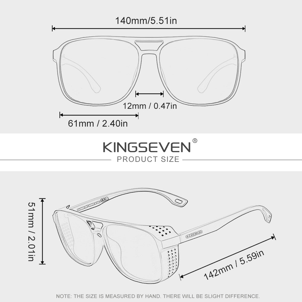 KINGSEVEN LE790 sunglasses size