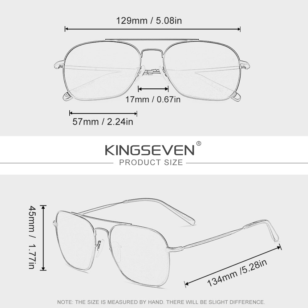 KINGSEVEN N7118 sunglasses size
