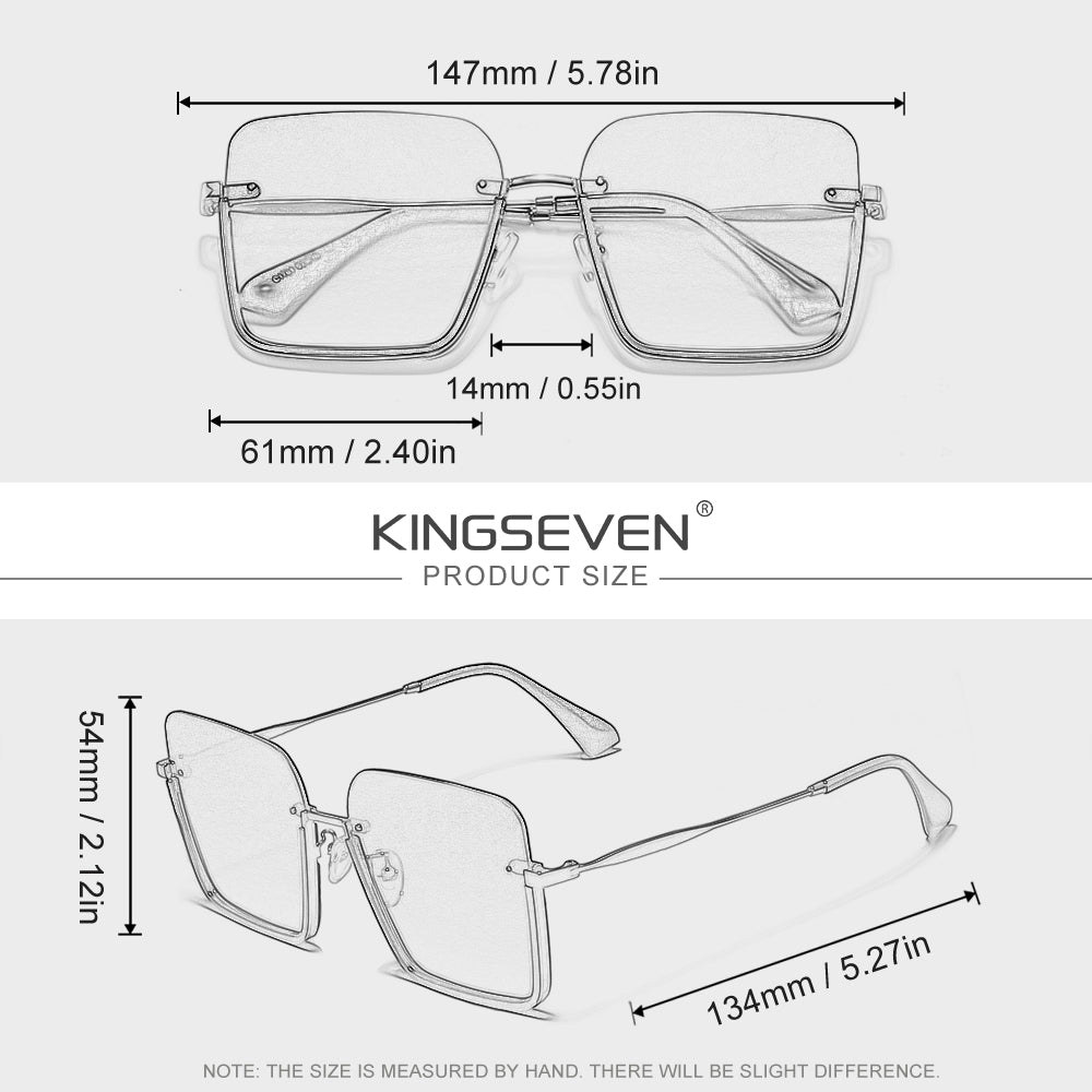 KINGSEVEN N808 sunglasses size