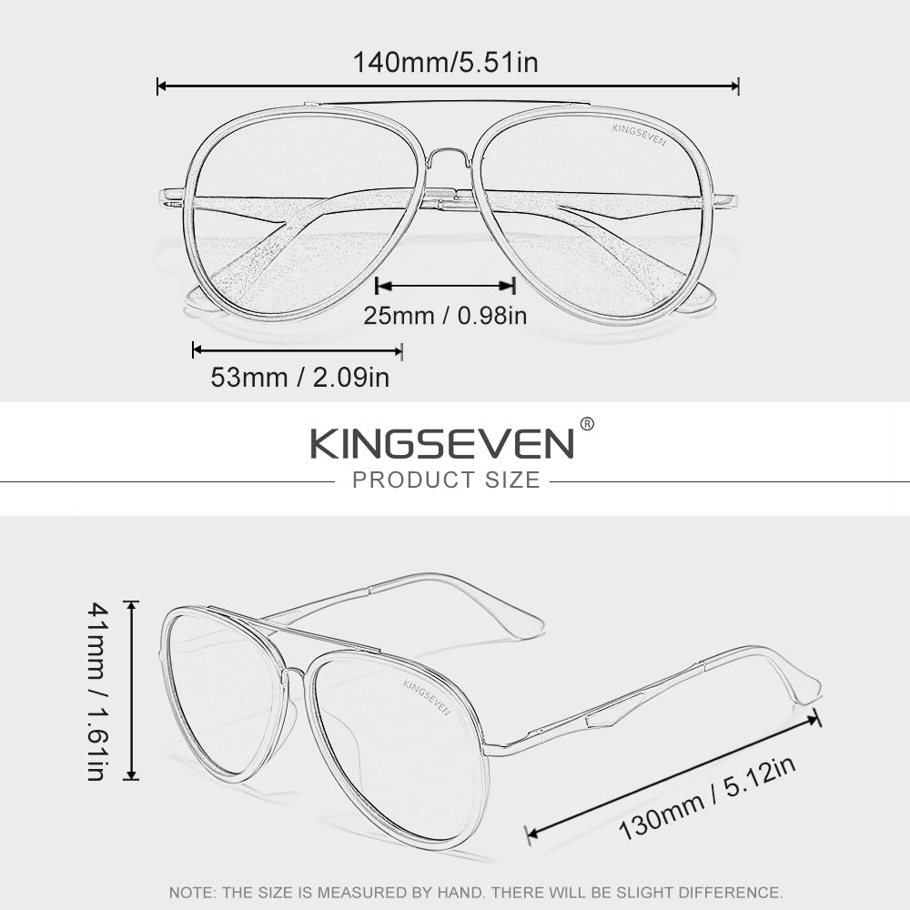 KINGSEVEN N7936 sunglasses size