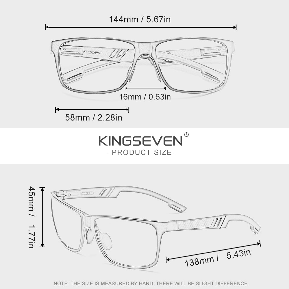 KINGSEVEN N7180 sunglasses size