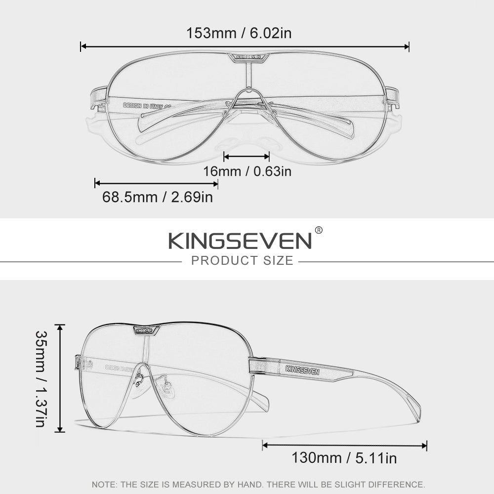 KINGSEVEN N7762 sunglasses size
