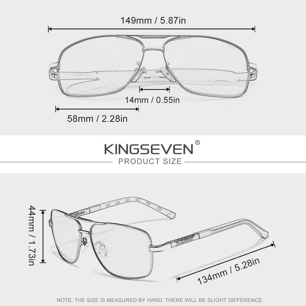  KINGSEVEN N724 sunglosses size